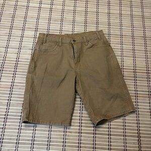 Dickies Men's Tan Flat Front Work Shorts